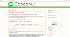 Desktop Screenshot of gandanur.com