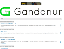 Tablet Screenshot of gandanur.com